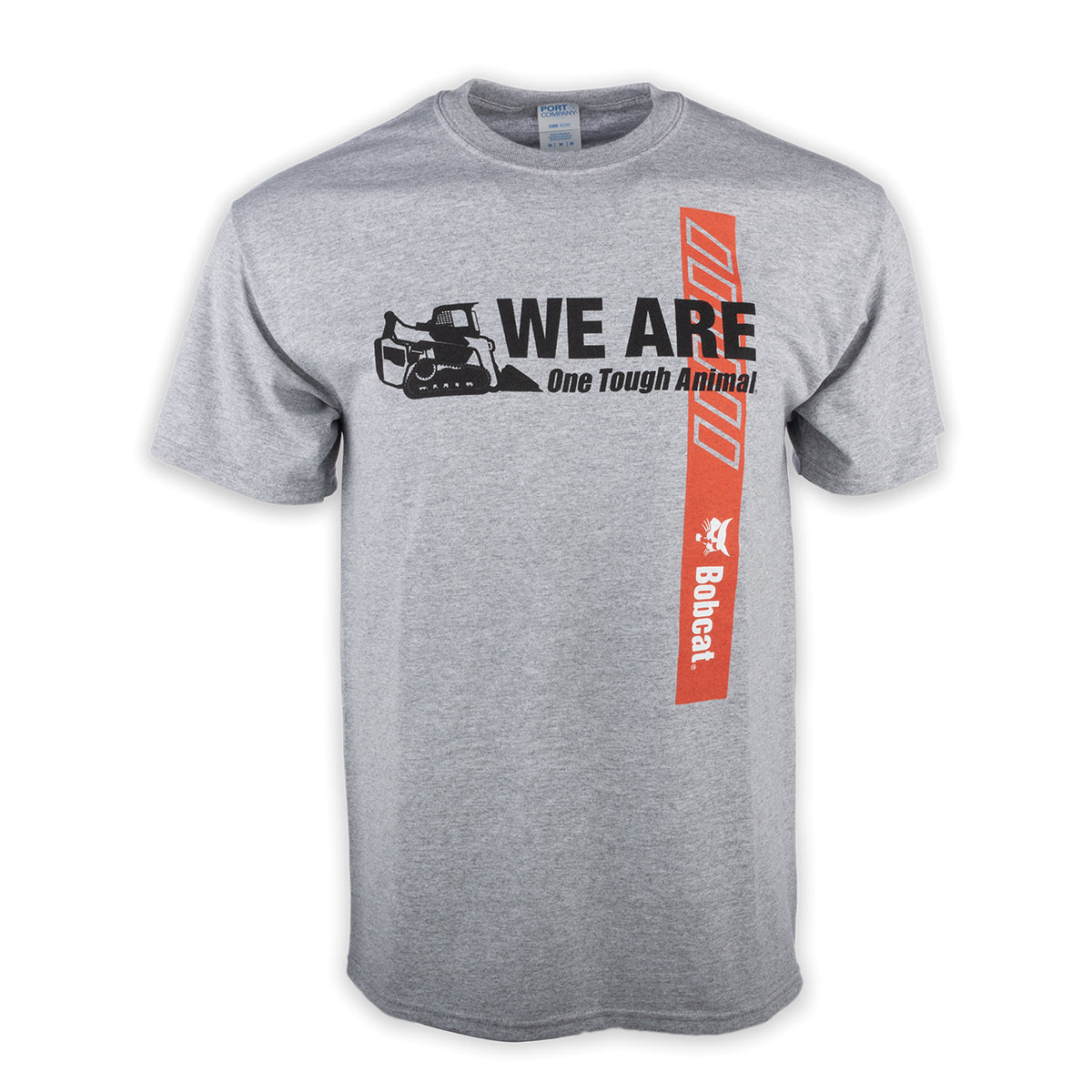 Bobcat - One Tough Animal T-Shirt - Grey - XVZ0254