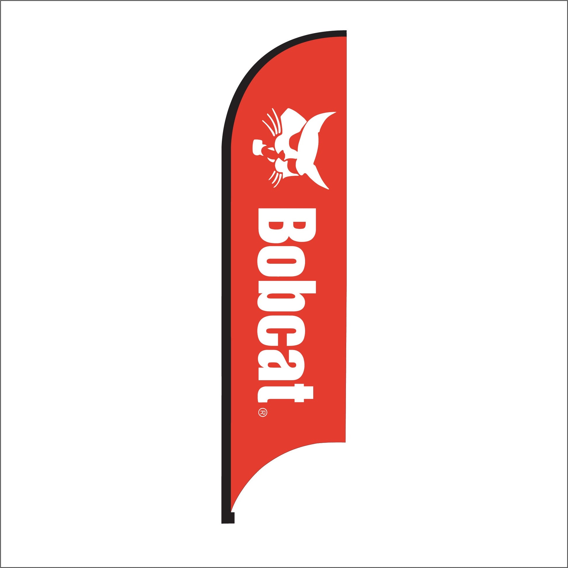 Bobcat - 11' FEATHER FLAG - XVZ0311