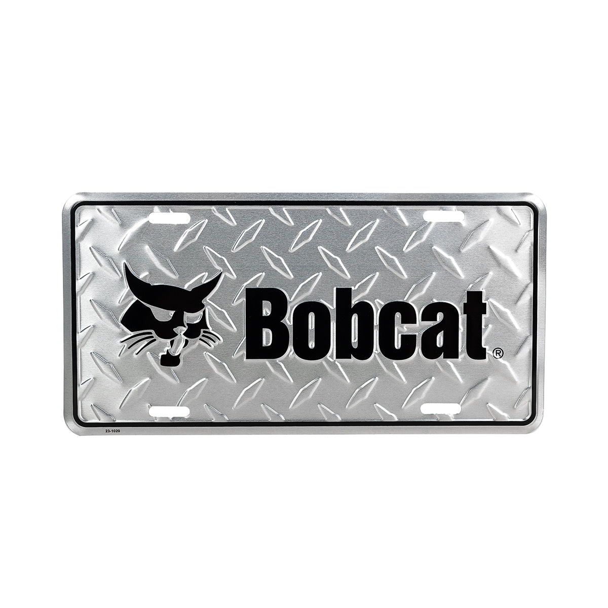 Bobcat - Diamond Embossed License Plate - XVZ0334